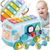 HUDOBNÝ AUTOBUS NÁSTROJ CYMBAŁKI HRAČKA NA TRIEDENIE HRKÁLKA MONTESSORI DARČEK