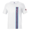 Sparco Martini Racing tričko Big Stripes bílé