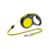 Flexi vodítko NEON L,5m,do 50kg,neonovo žlté