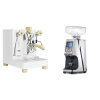 Lelit Bianca PL162T V3, white + Eureka Atom 60, chrome
