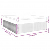 vidaXL Posteľný rám boxspring s matracom krémový 180x200 cm látka - Krémová - 206559-140186