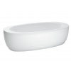 Laufen Il Bagno Alessi One - Voľne stojaca vaňa, 203x102 cm, s masážnym systémom, LED osvetlením a senzorom, dezinfekciou, biela H2419700006951