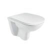 WC závesné, RIMLESS, 530x355x360, keramické, vrátane sedátka CSS124 VSD81S2