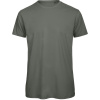 B&C Tričko Inspire T, Medium Fit, z bio bavlny, krátký rukáv, pánské COT01TM42u4101-millennial S Khaki millennial