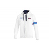 Sparco mikina s kapucí, edice Martini Racing, barva: bílá, velikost: XXL