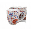 Hrnček Duo Naresh Red porcelán 1000 ml