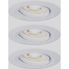 Paulmann 94293 EBL Nova mini Coin LED vstavané svetlo sada 3 ks LED 4 W biela; 94293