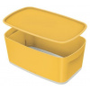 LEITZ Úložný box s víkem MyBox Cosy, velikost S, teplá žlutá
