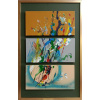 Moderný -Luna- Vladimír Semančík - originálny, ručne maľovany obraz L (do veľkosti 95x95cm) Viac farieb
