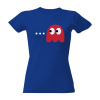 Tričko s potlačou Pacman dámské Královská modrá S