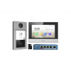 Hikvision DS-KIS604-S(B) - Sada IP videotelefonu, dveřní stanice, PoE switche a MicroSD karty