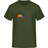 E190 Tričko - Nápis - Im a gaymer - Urban kaki - 3XL - Pánske