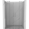 Mexen Velar Duo, posuvné dvere do otvoru 140x200 cm, 8mm číre sklo, chrómový profil, 871-140-000-02-01