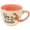 CurePink Keramický hrnek 3D Friends Přátelé You Are My Lobster SC 285 ml