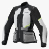 ALPINESTARS bunda STELLA ANDES AIR DRYSTAR, ALPINESTARS, dámska (svetle šedá/tmavě šedá/černá/žlutá fluo) 2025
