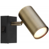 Globo Lighting Robby nástenná lampa 1x25 W čierna-mosadzná 57911-1M