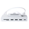 Satechi Clamp Hub USB kombinovaný hub strieborná; ST-UCICHS