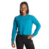 Better Bodies EMPIRE CROPPED CREW DARK TURQUOISE – mikina Better Bodies tyrkysová tmavá Velikost: XS