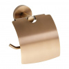 Bemeta Držák toaletního papíru Amber s krytem Coffe-Gold 155112012