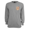 Contrast Pocket Crewneck - grey/flower XS