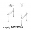 RIHO podporné nohy pre vane, POOTSET08