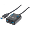 Manhattan 162296 hub USB 3.2 Gen 1 (3.1 Gen 1) Type-A 5000 Mbit/s Čierna (162296)