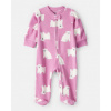 CARTER'S Overal na zips fleece Sleep & Play prink Polar bear dievča 6m/veľ.68 1T612810_6M