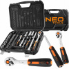 NEO TOOLS Nástrčné Kľúče 73 ks - 1/2 1/4