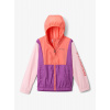 Dievčenská bunda Columbia Lily Basin II Jacket - hot coral/satin pink/razzle