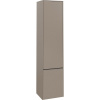 VILLEROY & BOCH Subway 3.0 závesná vysoká skrinka, 2 dvierka, pánty vľavo, 400 x 362 x 1710 mm, Taupe, C58602VM