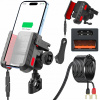 Robustný držiak na motocykel Nabíjačka 36W Rýchle nabíjanie QC 3.0 + USB-C