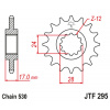JT Reťazové koliečko JT JTF 295-15 15T, 530