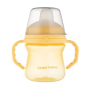 Canpol babies Hrnček so silikónovým náustkom FirstCup 150ml - žltý
