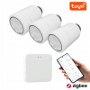 Set 3+1 BOT Chytrá Zigbee/WiFi termostatická hlavica TH6 Tuya