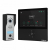 EVOLVEO DoorPhone AHD7, Sada domácího WiFi videotelefonu s ovládáním brány nebo dveří černý monitor DPAHD7-B