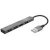 Trust Halyx Aluminium 4-Port Mini USB Hub 23786