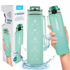 Motivačná fľaša na vodu športová fľaša Tritan s odmerkou 0,5 l Wessper