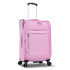 Cestovný kufor Snowball 4W M 62 L ružová