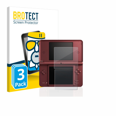 3x Matná skleněná fólie BROTECT AirGlass pro Nintendo DSi XL (3x Matná skleněná fólie BROTECT AirGlass pro Nintendo DSi XL)
