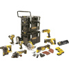 DeWalt DCK853P4 18V sada DCH273 + DCD996 + DCG405 + DCF887 + DCS570 + DCS367 + DCS355 + DCL050, 4 x 5,0 Ah, kufr