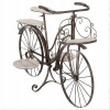Atmosphera Kovový stojan na květiny BIKE, 59 cm