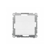 Záslepka Simon 55 s kovovým rámom modul biela matná
