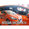 Deflektory Nissan Micra K-14 5D KAPOTÁŽE 2017 + zadné kryty