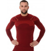 Brubeck LS13040A Pánská mikina THERMO vínová L