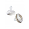 Tommee Tippee Cumlík, breast-like, silikón Natural, 0-6m, 2ks
