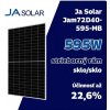 Fotovoltaický solárny panel JA Solar JAM72D40 595Wp strieborný rám, bifaciál