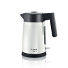Bosch DesignLine rýchlovarná kanvica 1,7 L 2400 W Čierna, Strieborná (TWK5P471)