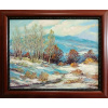Zima- Vladimír Semančík - originálny, ručne maľovany obraz M (do veľkosti 65x65cm) Viac farieb
