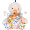 Plyšový otec kohút s kuriatkami Linoo Chicken Dad Plush Paul Kaloo krémový 35 cm z jemného plyšu v darčekovej krabičke od 0 mes