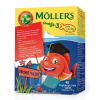 Orkla Health AS MOLLER´S Omega 3 Želé rybičky žuvacie tablety, malinová príchuť 1x45 ks
